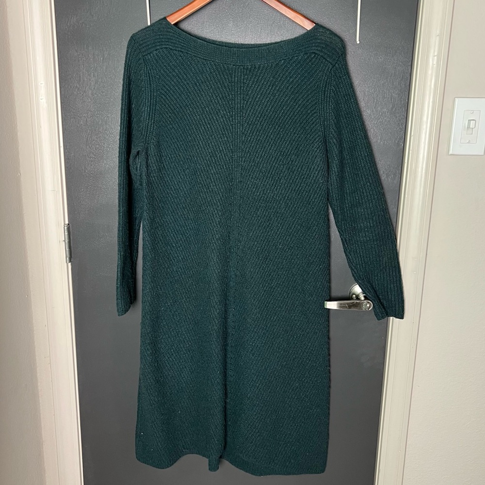 Uniqlo Green Sweater Dress